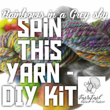 Load image into Gallery viewer, Rainbows in a Grey Sky - DIY Yarn Kit