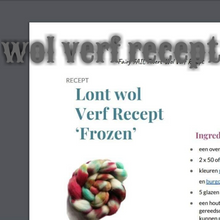 Load image into Gallery viewer, Wol Verf Recepten