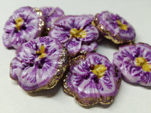 Load image into Gallery viewer, Violets - Handmade Button/Beads
