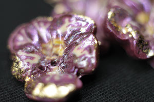 Orchids - Handmade Button/Beads
