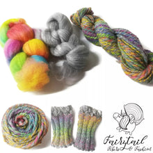 Load image into Gallery viewer, Rainbows in a Grey Sky - DIY Yarn Kit