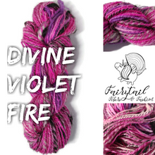 Load image into Gallery viewer, Divine Violet Fire - Handspun Yarn
