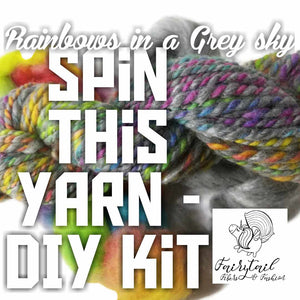 Rainbows in a Grey Sky - DIY Yarn Kit