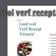 Load image into Gallery viewer, Wol Verf Recepten
