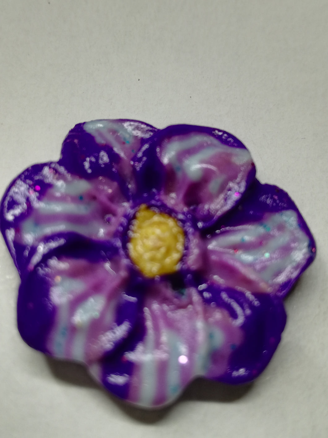 Flower 4 Petals - Handmade Button/Beads