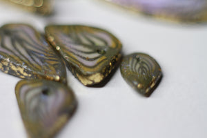 Wings & Leaves - Handmade Beads