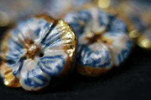 Violets - Handmade Button/Beads