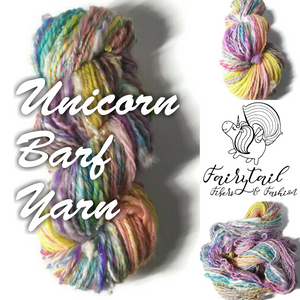 Unicorn Barf Yarn - Handspun Yarn