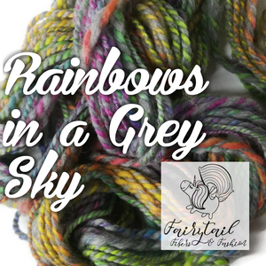 Rainbows in a Grey Sky - DIY Yarn Kit