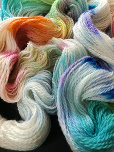 Unicorns in Spring - Handdyed Merino SockYarn - Organic