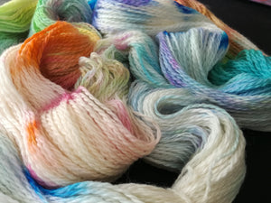 Unicorns in Spring - Handdyed Merino SockYarn - Organic